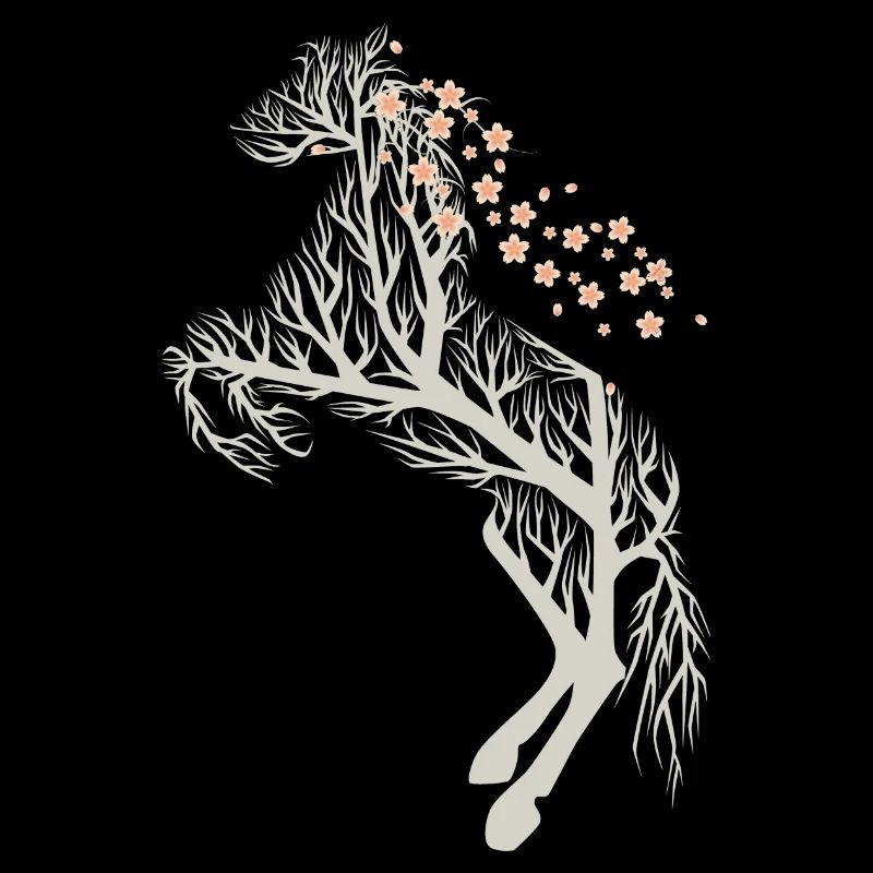 Fleurs de cerisier de cheval