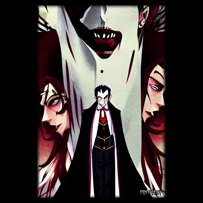 Manga Vampire Dracula Monstre Halloween