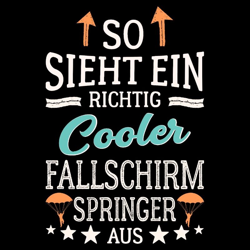 So sieht ein richtig cooler Fallschirmspringer aus