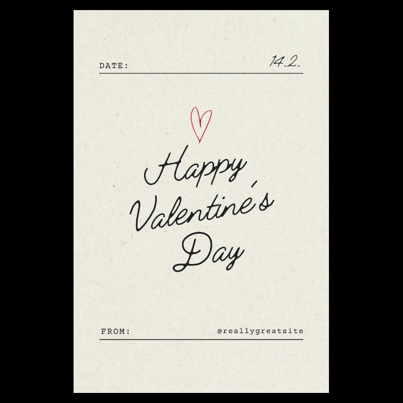 Frohen Valentinstag, Liebe