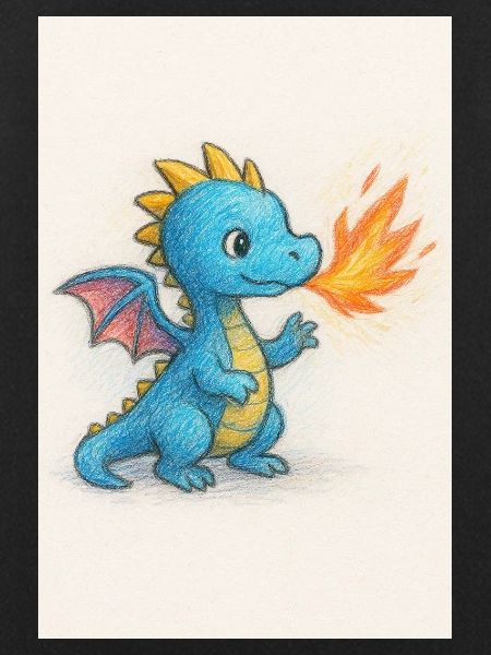 Blue Dragon Spark Breathfire