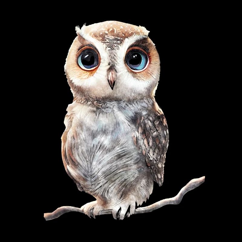 süße Eule - digital painting