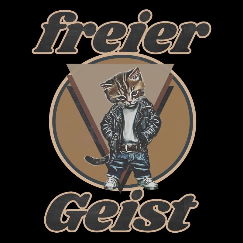 Freier Geist. Wie eine Katze.