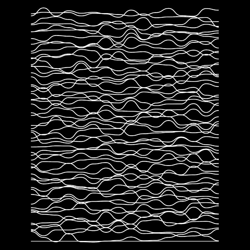 Waves Geometric Lines