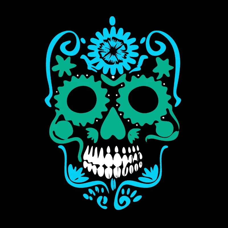Skull mexican skulls gift dia de los muertos mexic