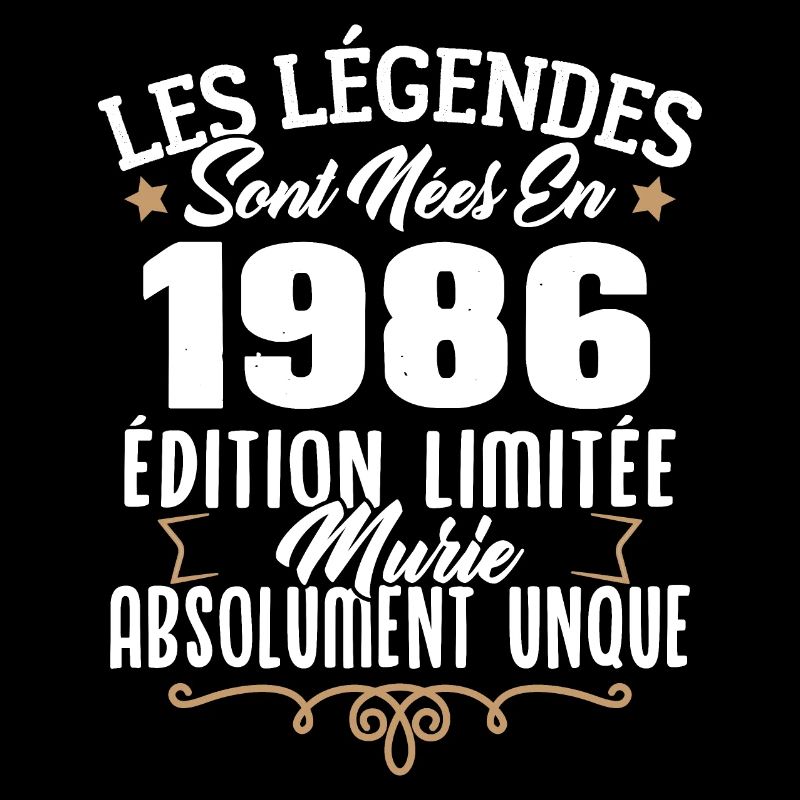 Les légendes sont nées en 1986 édition limitée