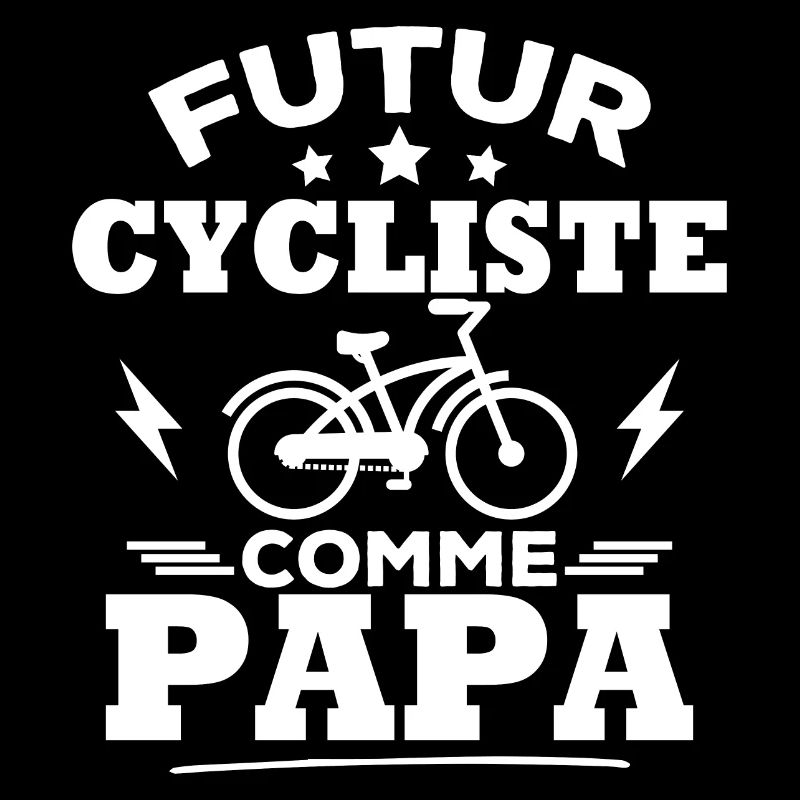 Futur cycliste comme papa