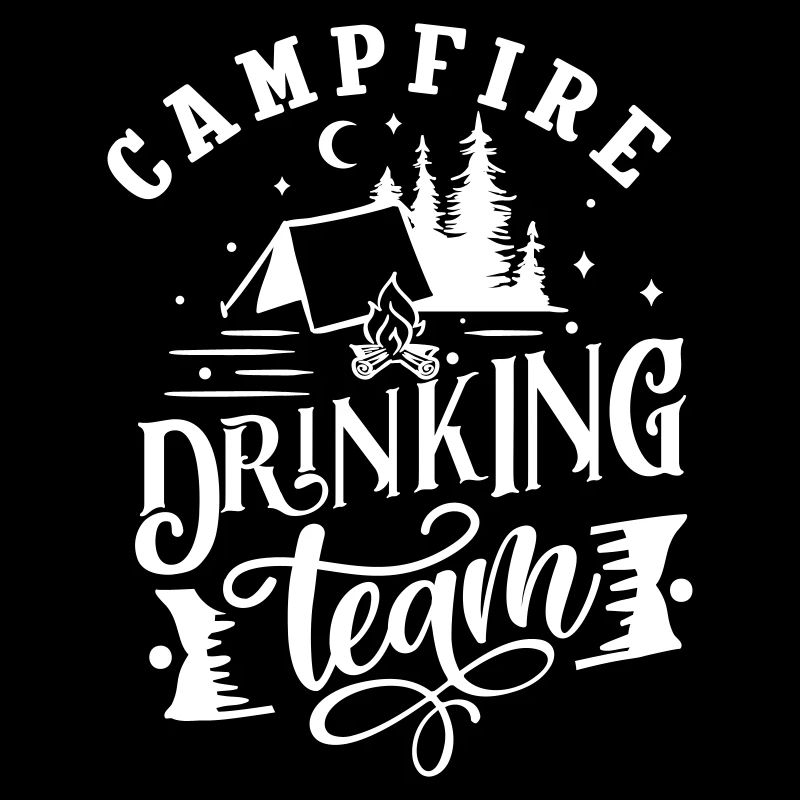 CAMP BIÈRE CAMPING BOISSON ALCOOL ÉQUIPE MOTIF DE CÉLÉBRATION