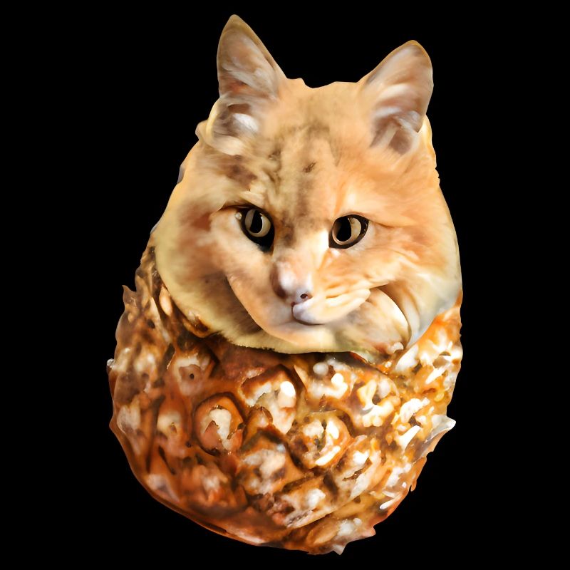 Kawaii Pineapple Cat