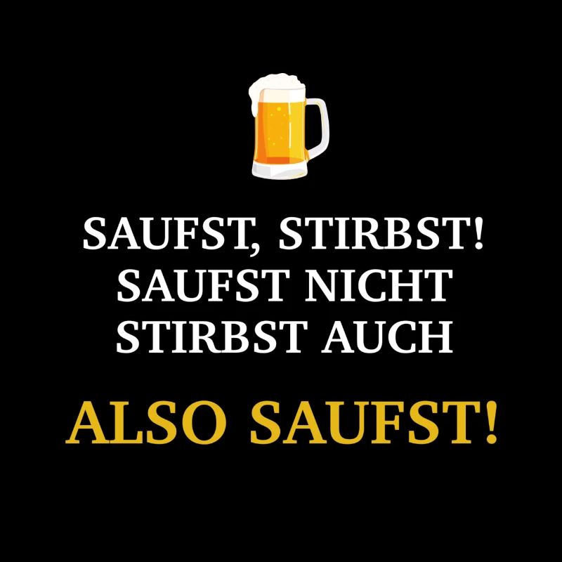 Also saufst