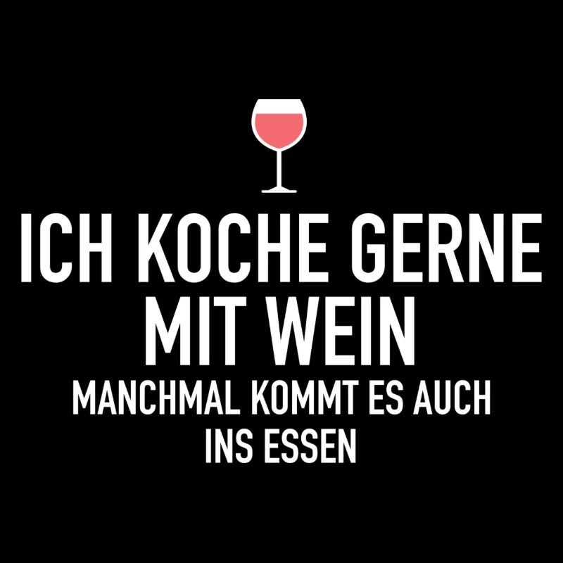 Ich koche gerne mit Wein