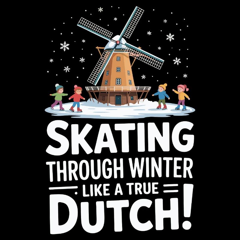 Patiner en hiver comme un vrai Hollandais