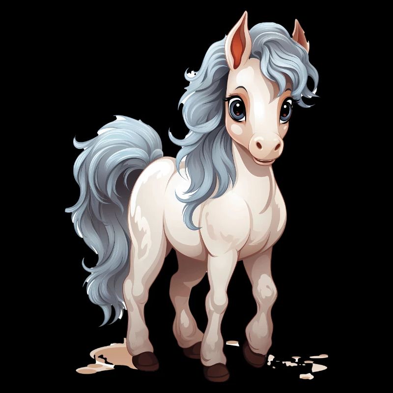 Bébé cheval mignon