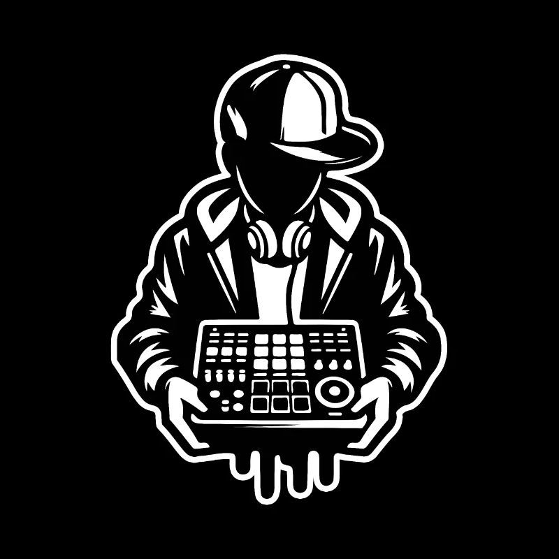 Beat Maker Holding Sampler