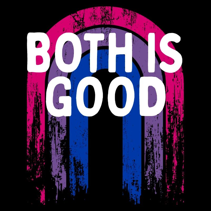 Both is Good Bisexual LGBTQ Bi Pride Positivity
