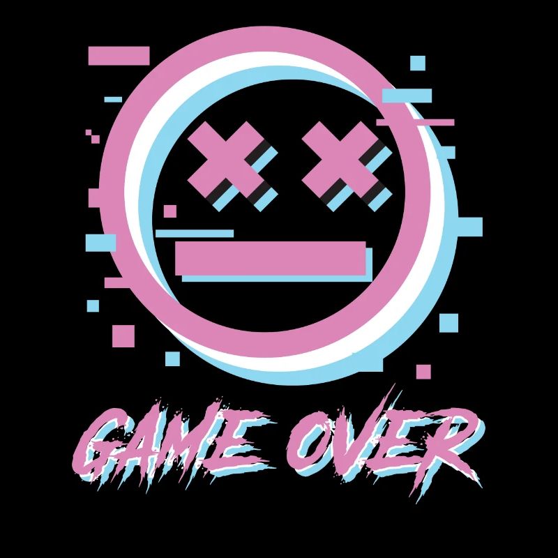 Game Over Retro Lettering