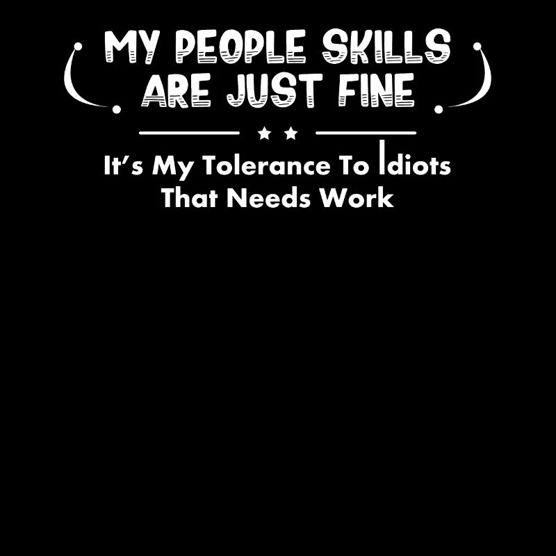 Sarcastic saying