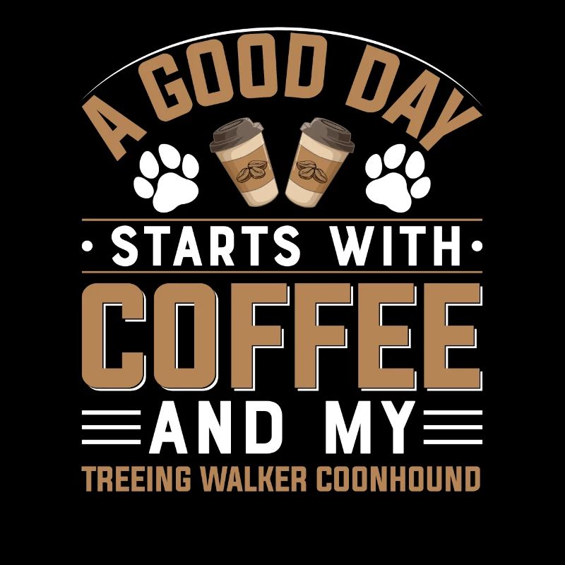 Treeing Walker Coonhound Coffee Drinking Caffeine