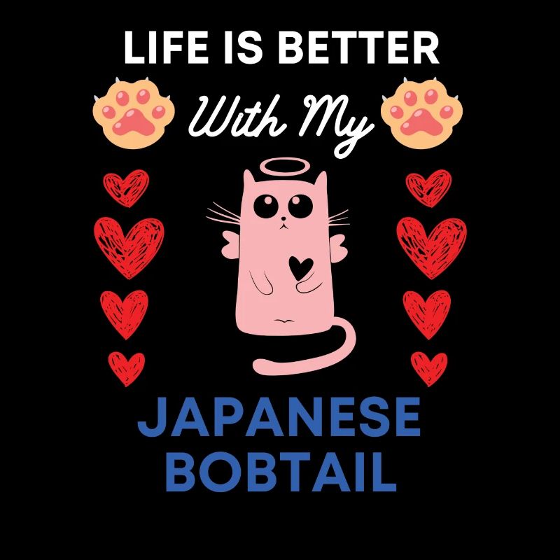 Bobtail japonais Chat japonais à queue de velours