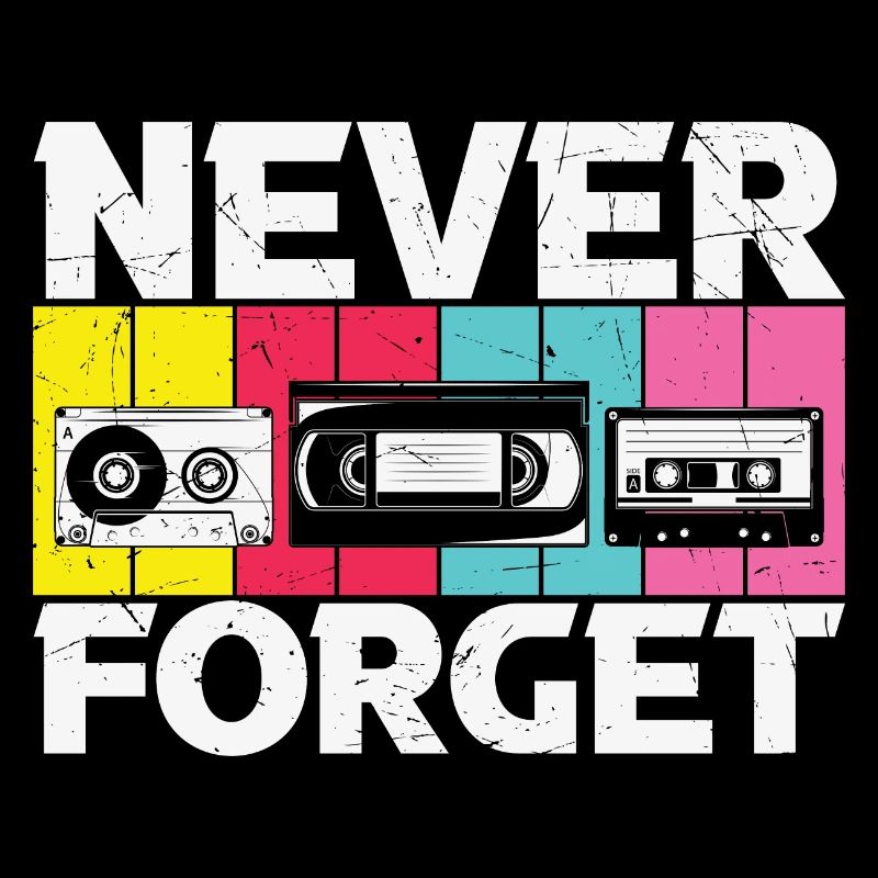 Kassette Diskette VHS Retro Kindheitserinnerung