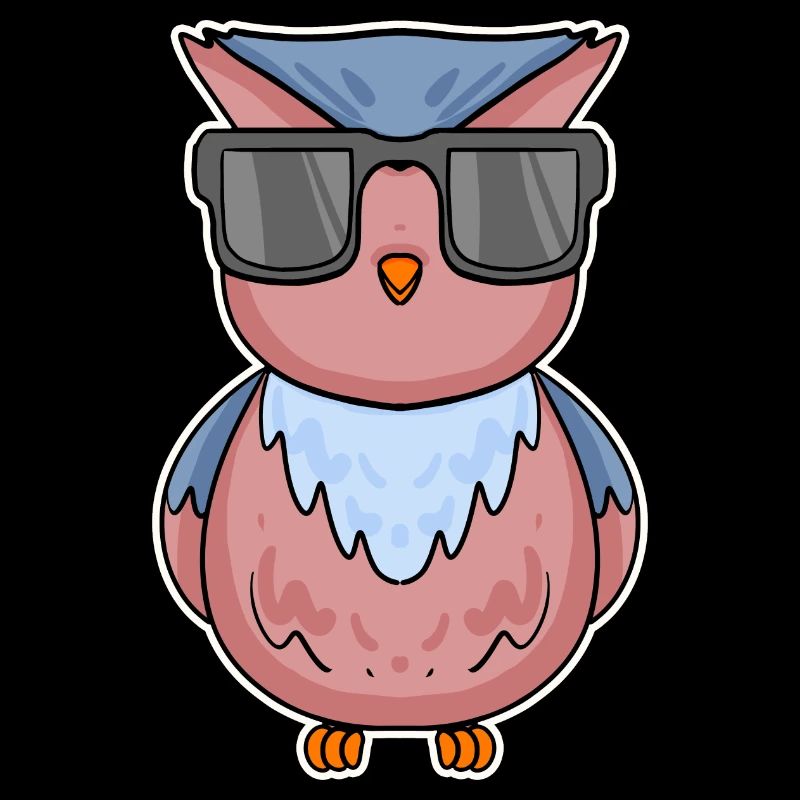Owl with glasses