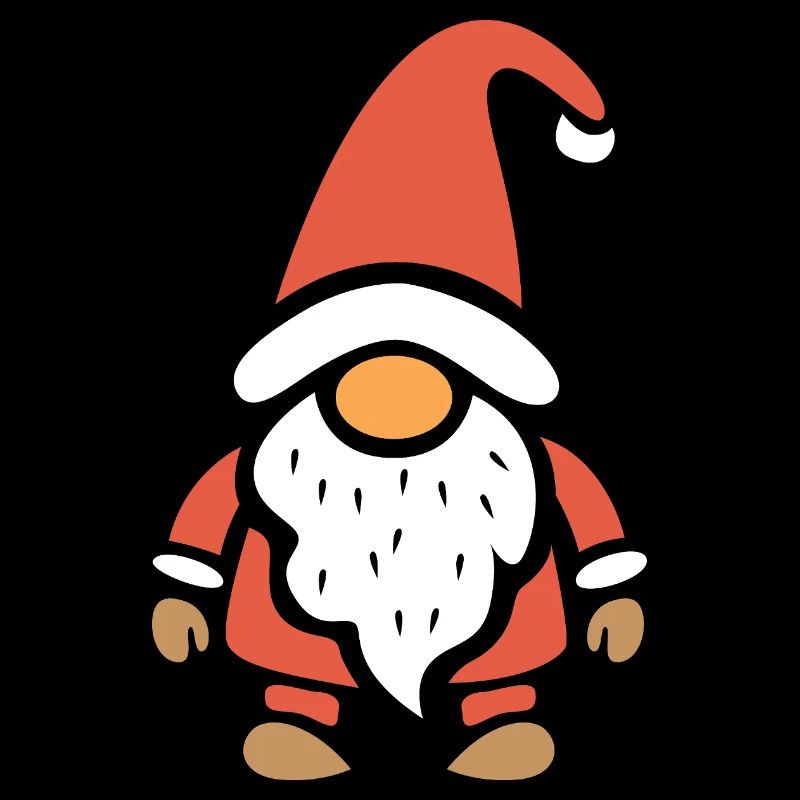Dessin animé mignon de nain de Noël