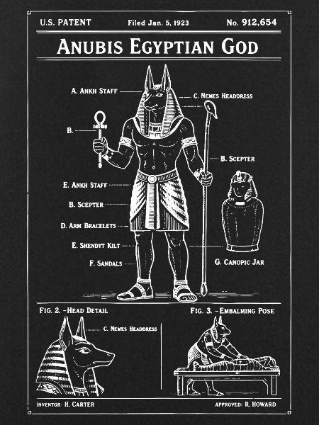 Anubis Blueprint Icon Tee