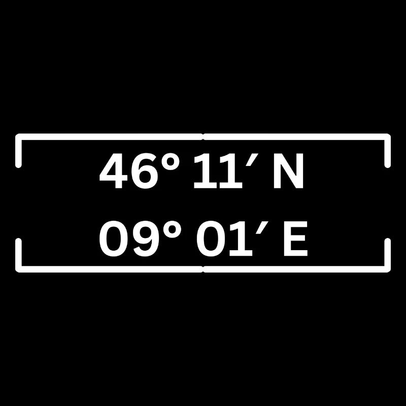 Coordinates Bellinzona Minimalist