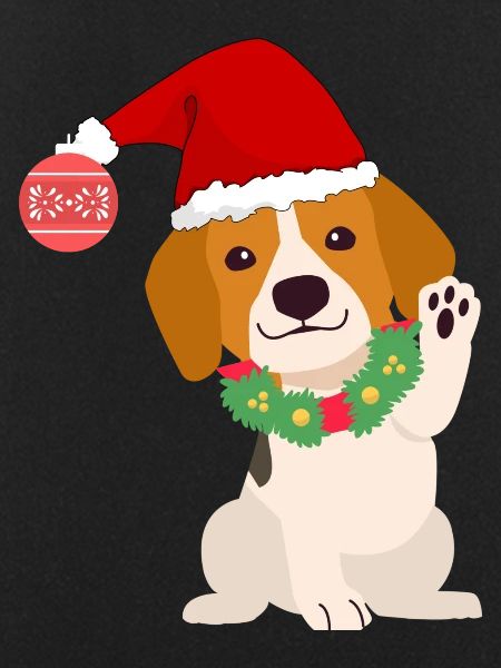 Christmas Beagle