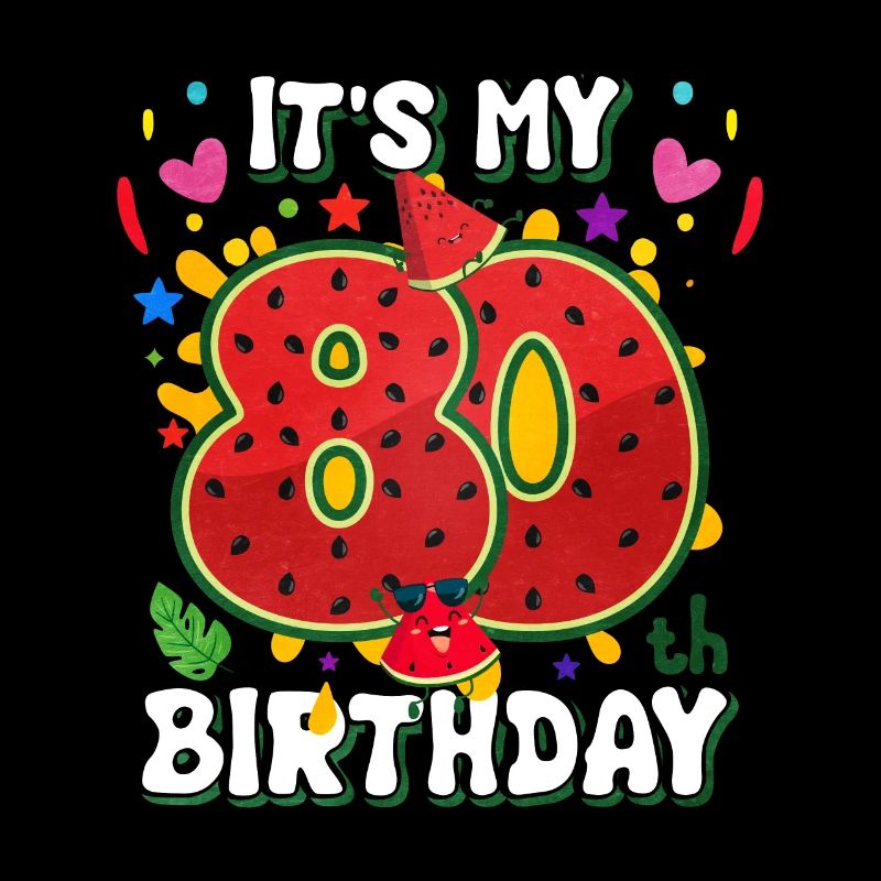 80th Birthday Watermelon