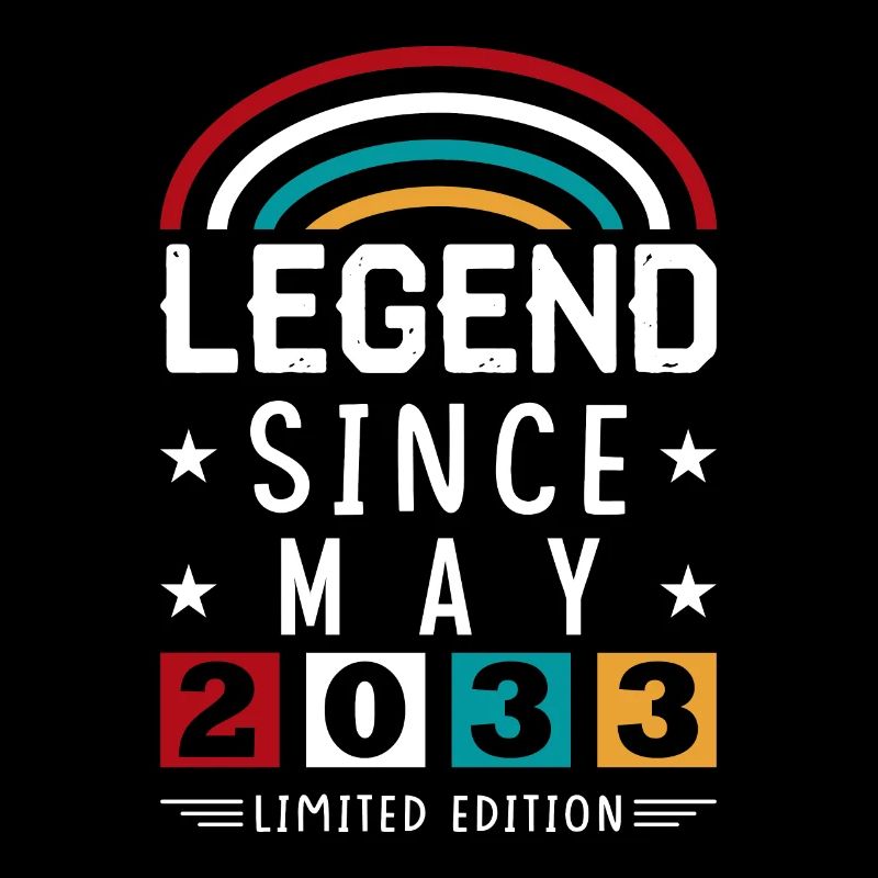 2033 Legend Since Geburtstag Geschenk Mai