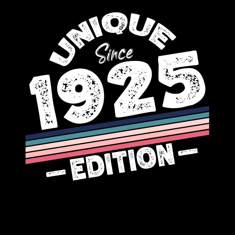 Unique Since 1925 Edition Birthday Vintage 1925