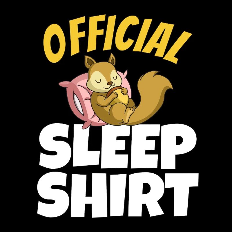 Nettes Schlafendes Eichhörnchen geschenk