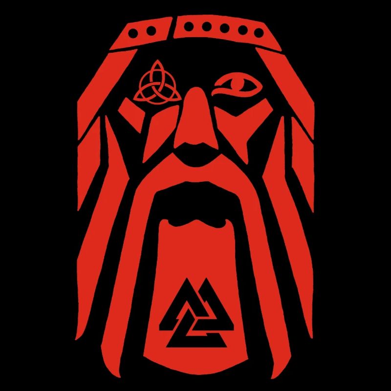 Wikingerkrieger (rot)