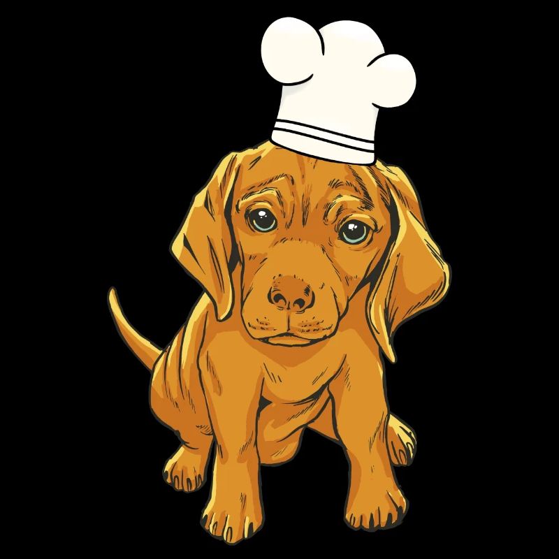 Chef chef hat dog