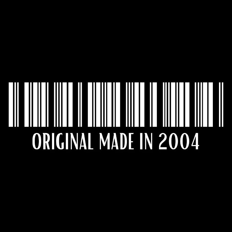 Code-barres cadeau d’anniversaire 2004