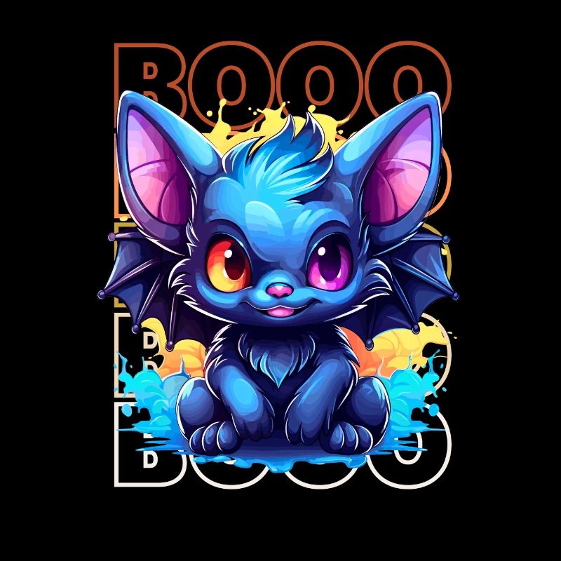 Chibi Soar & Booo! Nightflyer Bat Tee !