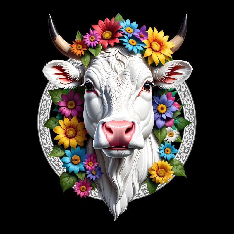 VACHE FLEURIE