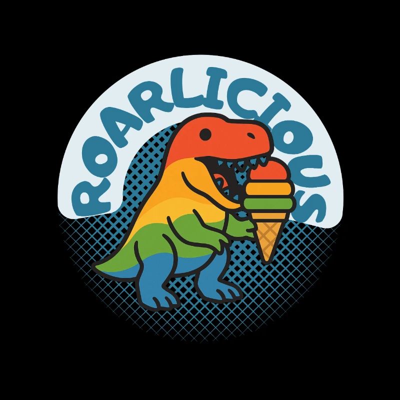 ROARlicious Dino Pride Rainbow