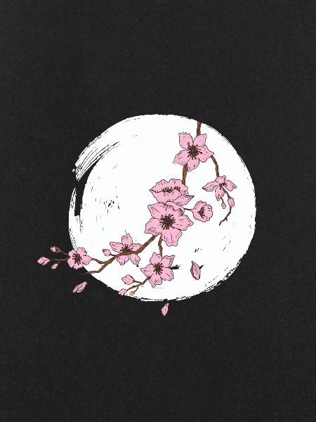 Cherry blossom moon