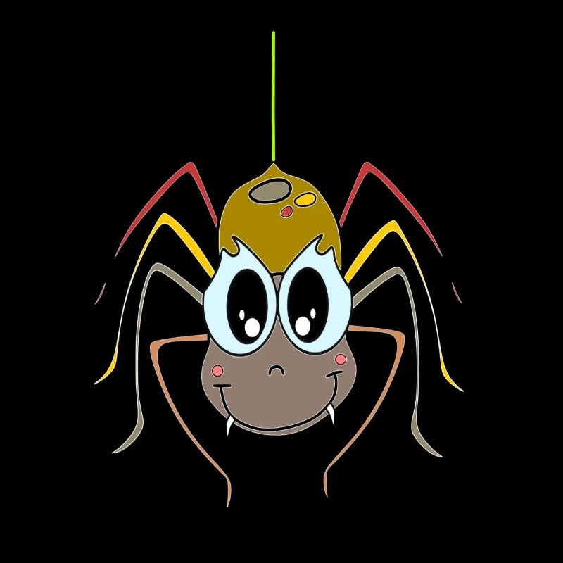 Spider Spider - Helga the Cute Basement Spider -