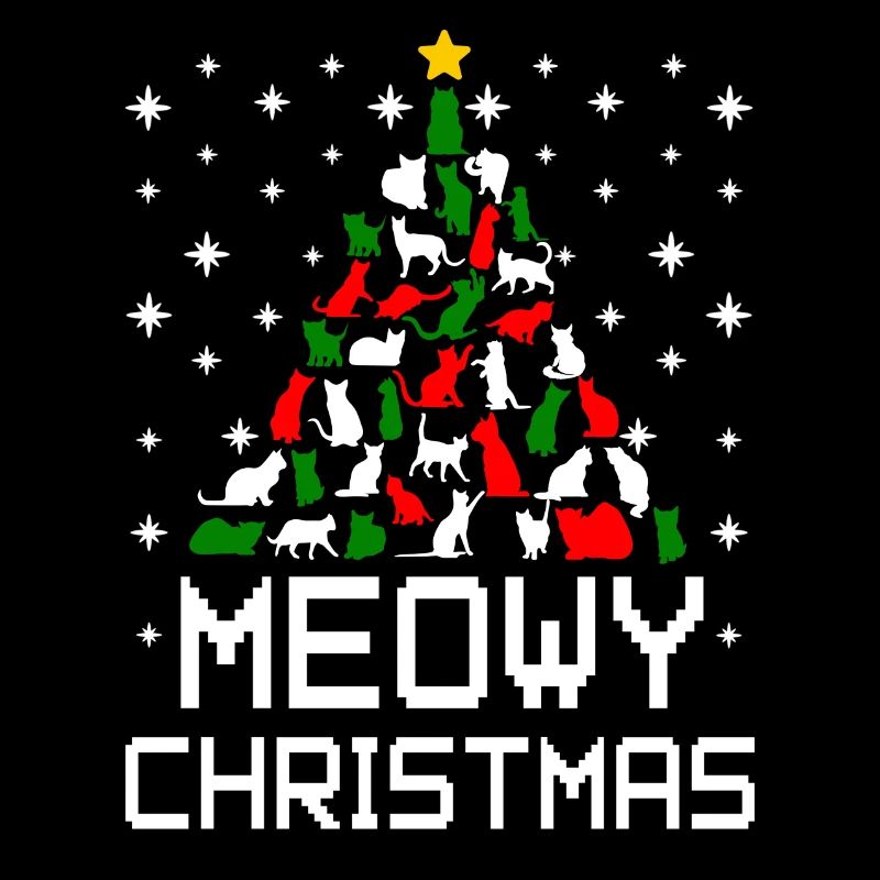 Meowy Christmas Cat Tree Ugly