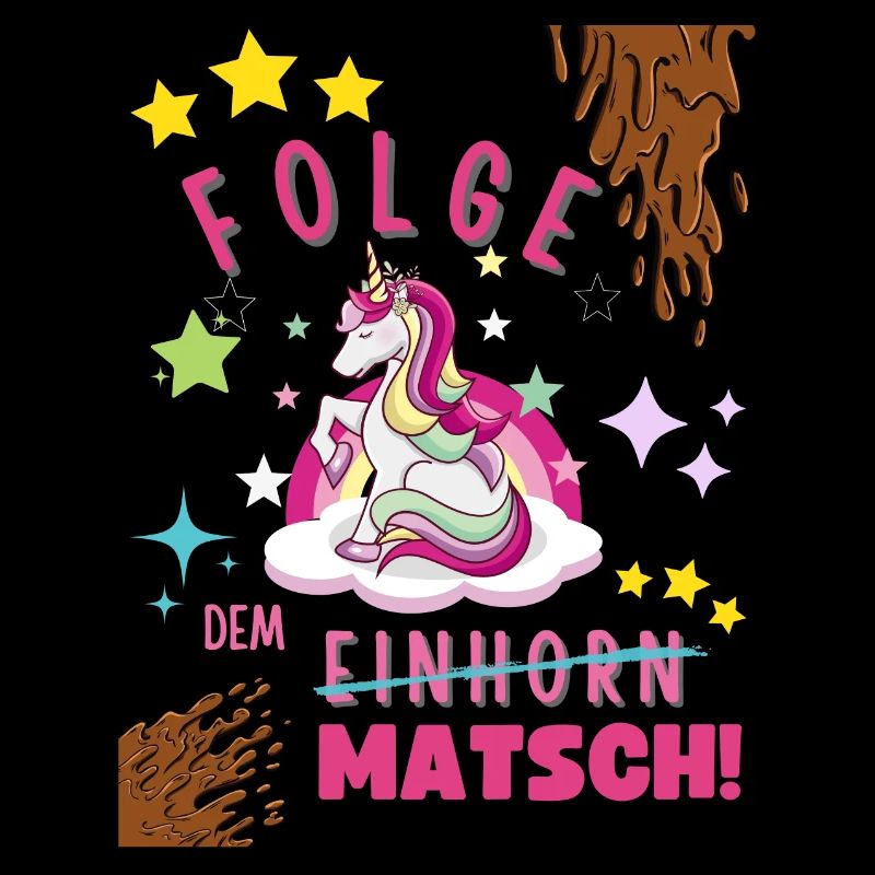 Muddy run shirt mud Matsch Lauf Einhorn obstacle