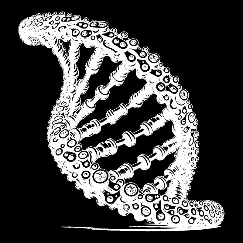 DNA Chain Twisted Technique Chain Links
