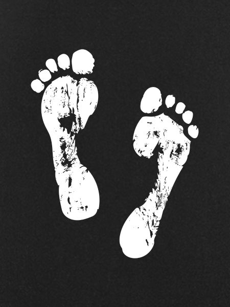 Footprints in the sand