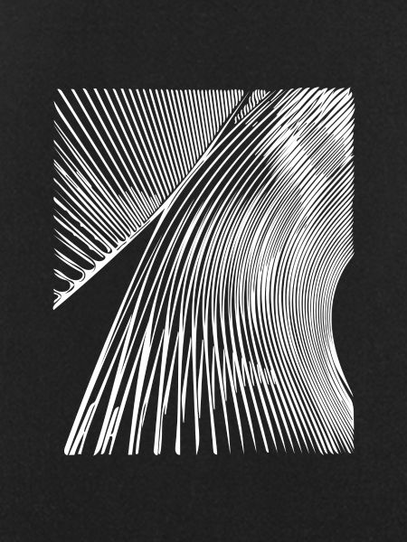 Abstract curved curves lines