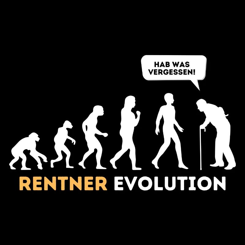 Rentner Evolution Lustig Ruhestand