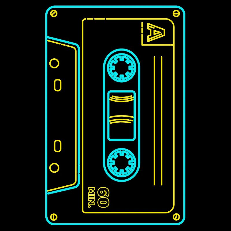 80s 90s Cassette Mixtape Retro Funny