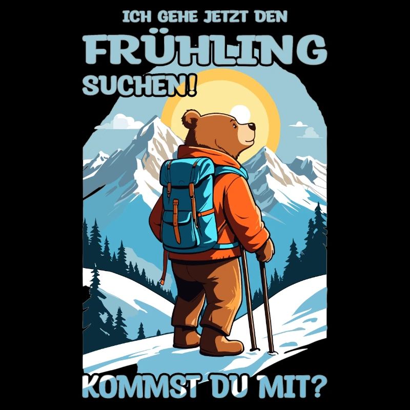 Ours à la recherche du printemps