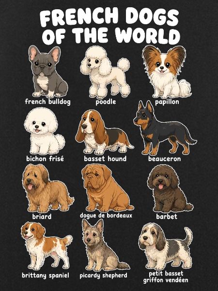 French Dog Breed Chart Cute